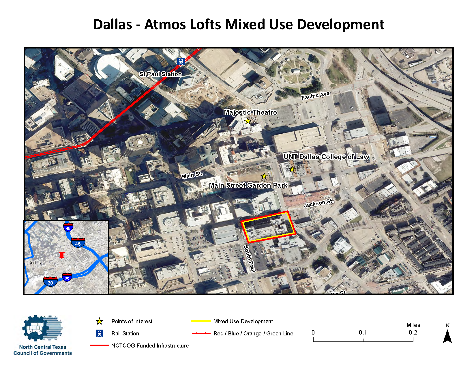 Graphic of the Atmos Lofts Development