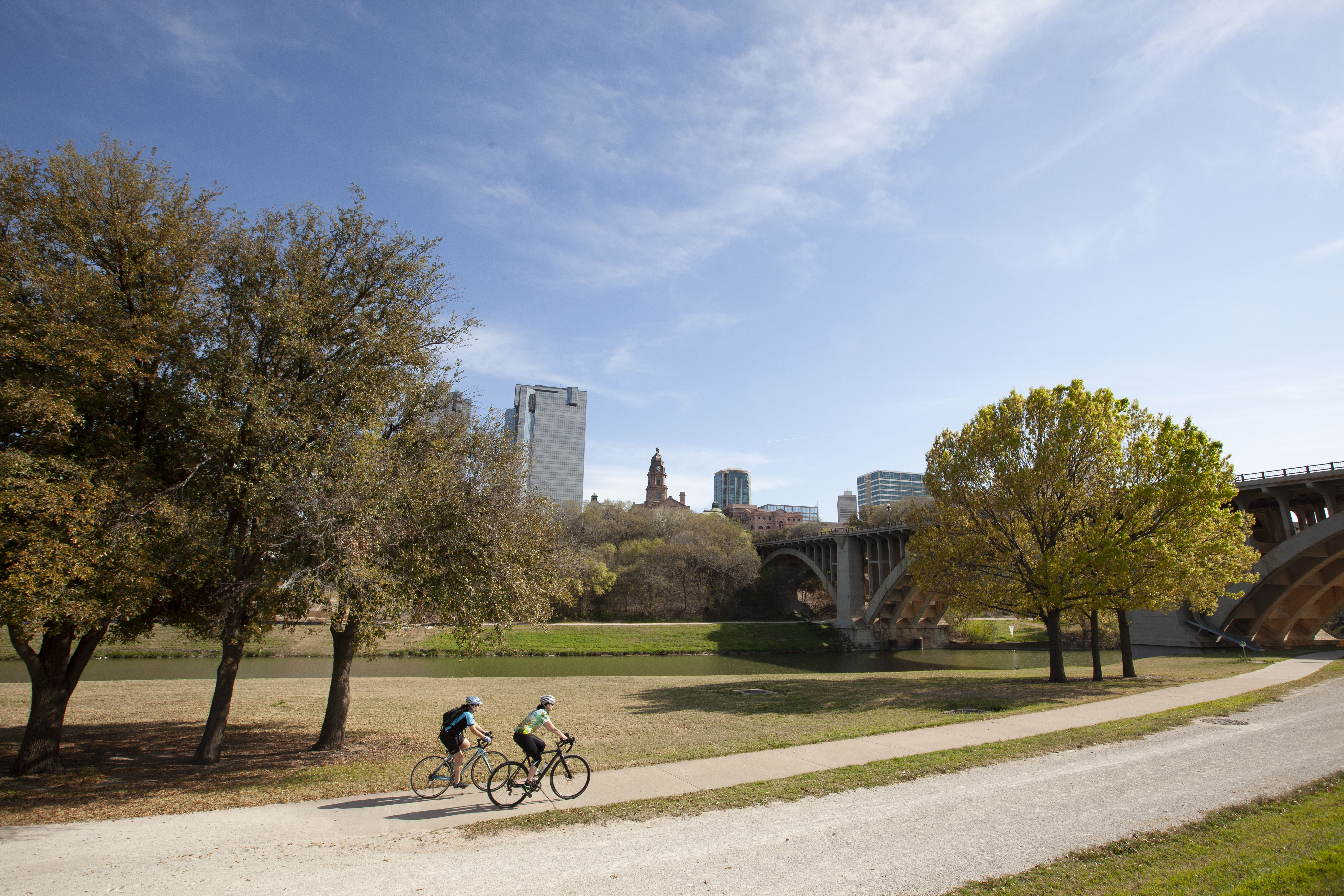 _MG_2 People riding their bicycles on a sunny day in Dallas.