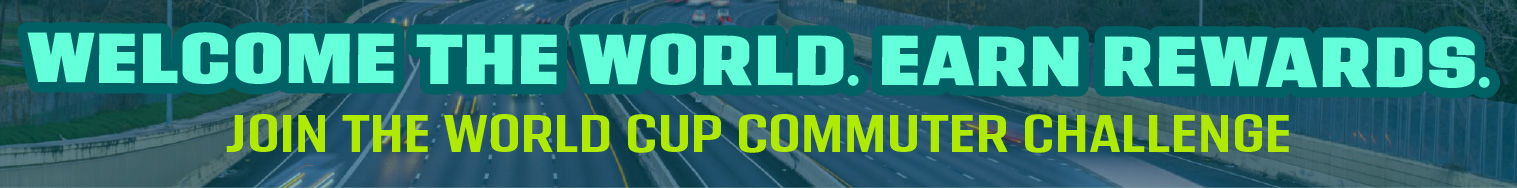 World Cup Commuter Challenge Banner World Cup Commuter Challenge Banner