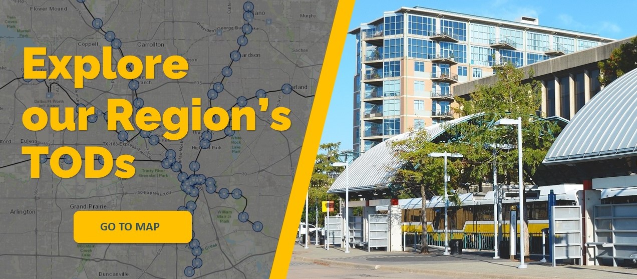 Building with DART Train in front