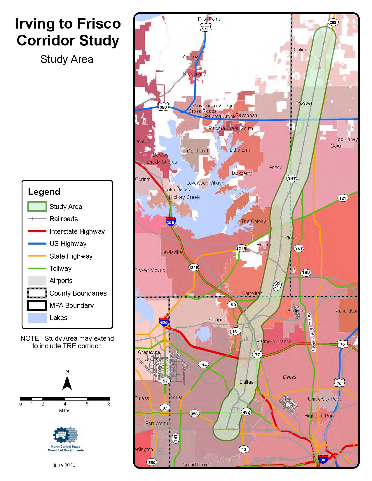 I2F Study Area Map