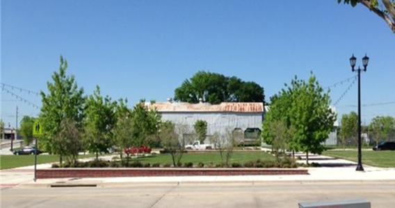 Downtown Rowlett former warehouse now a mixed-use building