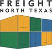 Freight North Texas logo with colored shipping containers