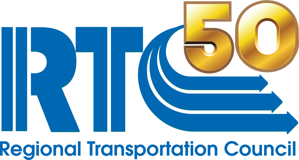 Regional Transportation Council's 50th anniversary logo