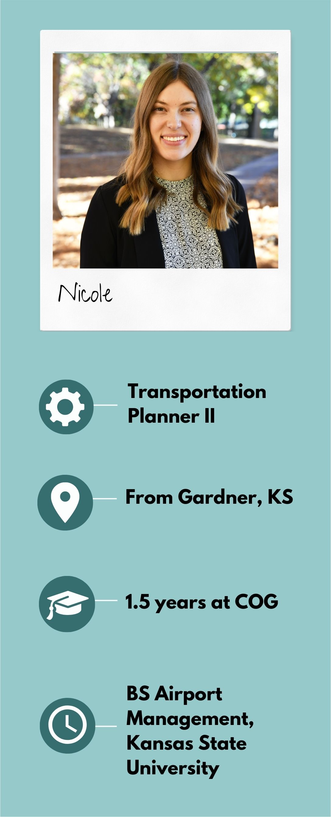 Photo of Nicole Johnson- Transportation Planner at NCTCOG